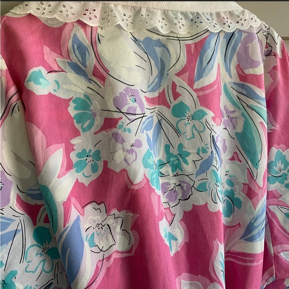 Vintage Floral Robe - Size M - Picture 4 of 4